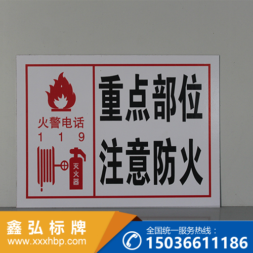 中级消防标识