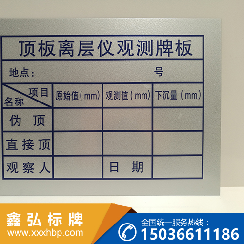 煤矿安全标志牌